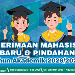 Penerimaan Mahasiswa Baru & Pindahan Tahun Akademik 2026/2027